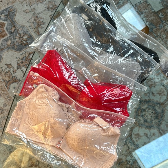 BRAND NEW 34C comfort rose bra front clip, RED, GREY, BLACK, DUSTY PINK - Picture 3 of 7